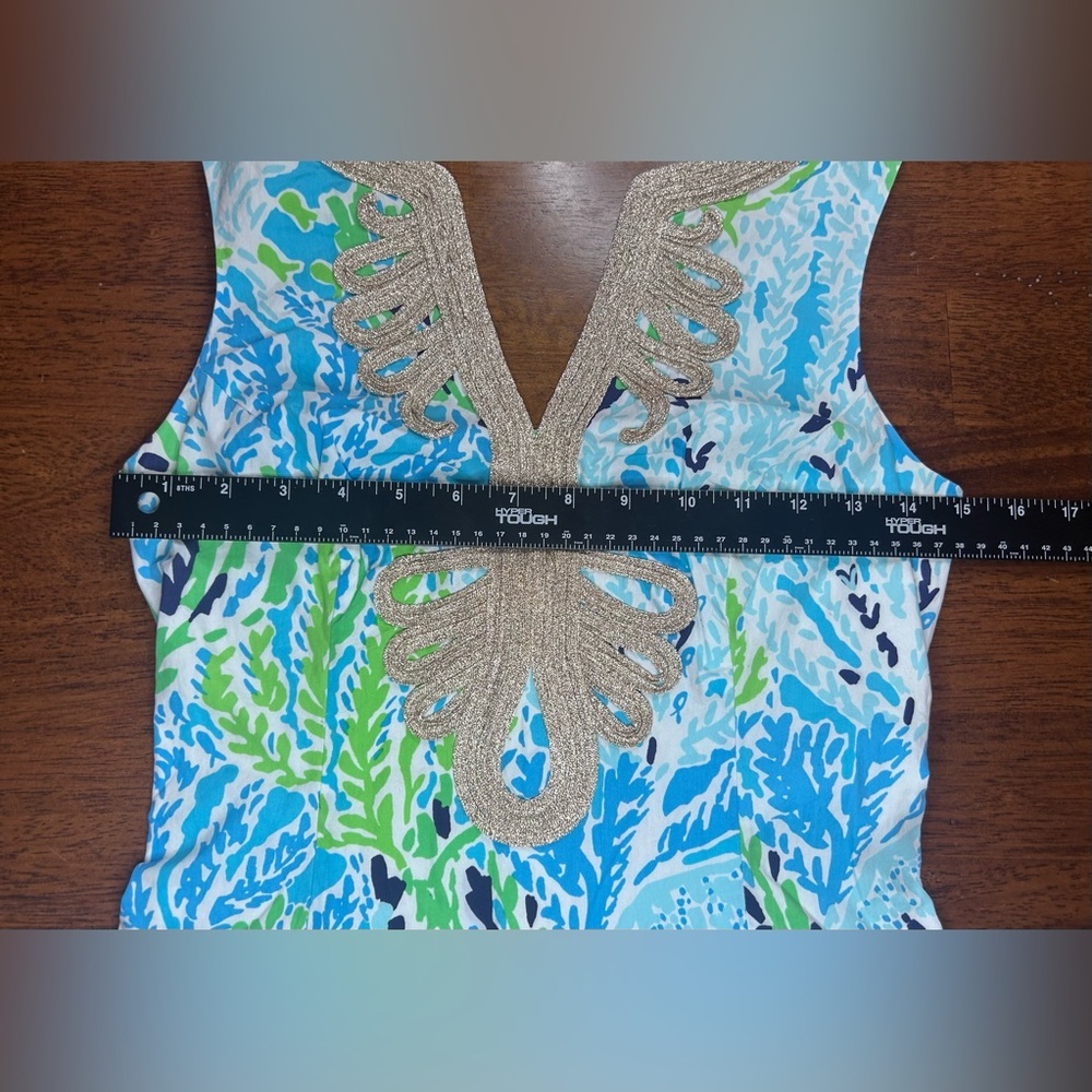 Lilly Pulitzer Janice Shift Spa Blue Lets Cha Cha Dress - Picture 6 of 7